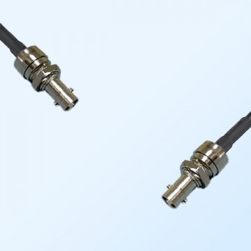 75Ohm HD-BNC Bulkhead Female - HD-BNC Bulkhead Female Cable