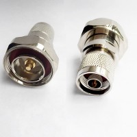 7/16 DIN Male to N Male RF Adapter