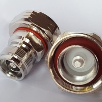 7/16 DIN Male to 4.3/10 DIN Female RF Adapter