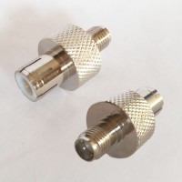 BNC Male Quick Push-on to SMA Female RF Adapter