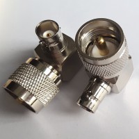 Right Angle BNC Female to UHF Male RF Adapter