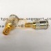 F Male Quick Push-on to SMA Female RF Adapter