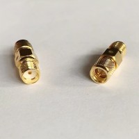 Microdot 10-32UNF Male to SMA Female RF Adapter