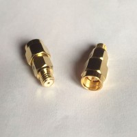 Microdot 10-32UNF Female to SMA Male RF Adapter
