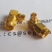 Right Angle MCX Female to SMA Male RF Adapter