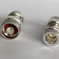 N Male to QN Male RF Adapter