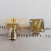 4 Hole Panel Mount 17.5x17.5mm N Female to SMA Female RF Adapter