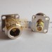 4 Hole Panel Mount 17.5x17.5mm N Female to SMA Female RF Adapter