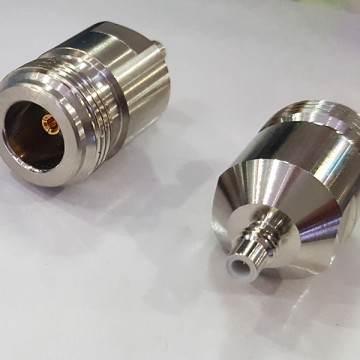 N Female to SMC Male RF Adapter