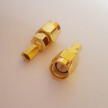 SMA Male to SSMC Female RF Adapter