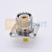 4 Hole Flange Mount 25x25mm SMA Female to UHF Female RF Adapter