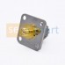 4 Hole Flange Mount 25x25mm SMA Female to UHF Female RF Adapter