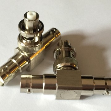 1 SHV(3kV) Male to 2 SHV(3kV) Female T Type Adapter