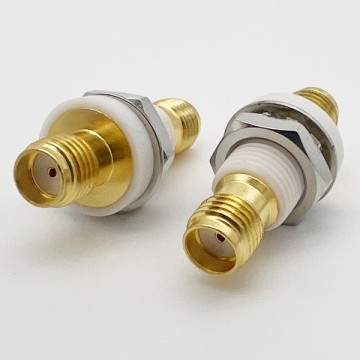 DC-26.5GHz Isolated Bulkhead SMA Female to SMA Female RF Adapter