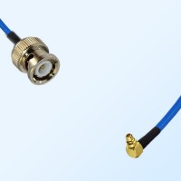 MMCX Male Right Angle - BNC Male Semi-Flexible Cable Assemblies