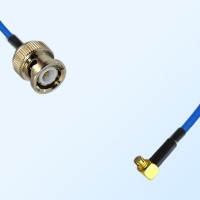 SMP Female Right Angle - BNC Male Semi-Flexible Cable Assemblies
