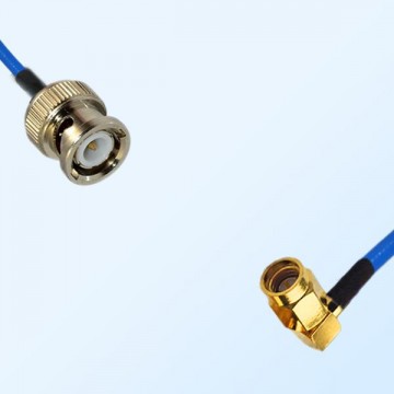 SSMA Male Right Angle - BNC Male Semi-Flexible Cable Assemblies