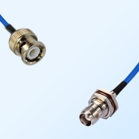 TNC Bulkhead Female with O-Ring - BNC Male Semi-Flexible Cable