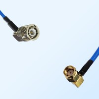 RP SMA Male R/A - BNC Male R/A Semi-Flexible Cable Assemblies