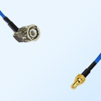 SMB Male - BNC Male Right Angle Semi-Flexible Cable Assemblies