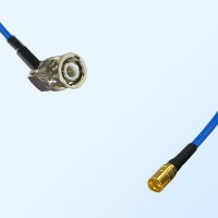 SMP Male - BNC Male Right Angle Semi-Flexible Cable Assemblies