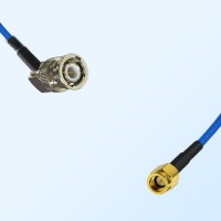 SSMA Male - BNC Male Right Angle Semi-Flexible Cable Assemblies