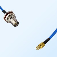 MCX Male - BNC Bulkhead Female with O-Ring Semi-Flexible Cable