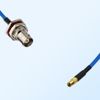 MMCX Female - BNC Bulkhead Female with O-Ring Semi-Flexible Cable