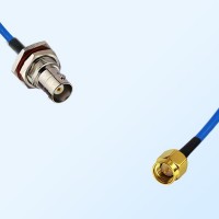 SMA Male - BNC Bulkhead Female with O-Ring Semi-Flexible Cable