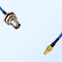 SMB Male - BNC Bulkhead Female with O-Ring Semi-Flexible Cable