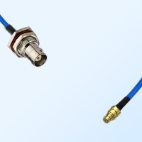 SMP Female - BNC Bulkhead Female with O-Ring Semi-Flexible Cable