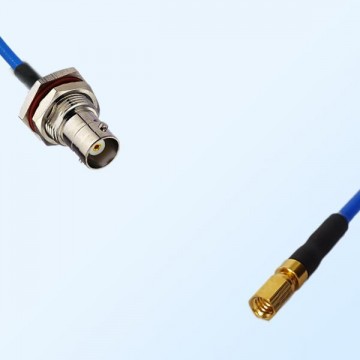 SSMC Female - BNC Bulkhead Female with O-Ring Semi-Flexible Cable