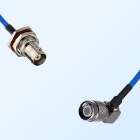 TNC Male R/A - BNC Bulkhead Female with O-Ring Semi-Flexible Cable