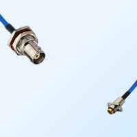 SBMA Female 2 Hole - BNC O-Ring Bulkhead Female Semi-Flexible Cable