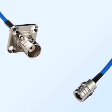 QMA Male - BNC Female 4 Hole Semi-Flexible Cable Assemblies