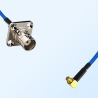 SMP Female R/A - BNC Female 4 Hole Semi-Flexible Cable Assemblies