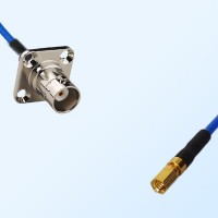 SSMC Female - BNC Female 4 Hole Semi-Flexible Cable Assemblies