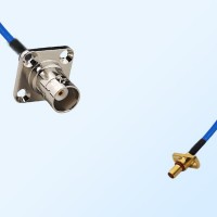 SBMA Male 2 Hole - BNC Female 4 Hole Semi-Flexible Cable Assemblies