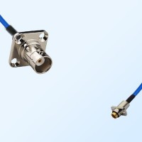 SBMA Female 2 Hole - BNC Female 4 Hole Semi-Flexible Cable Assemblies