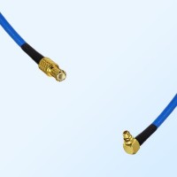 MMCX Male Right Angle - MCX Male Semi-Flexible Cable Assemblies