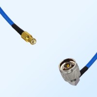 N Male Right Angle - MCX Male Semi-Flexible Cable Assemblies