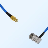 QMA Male Right Angle - MCX Male Semi-Flexible Cable Assemblies