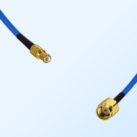 RP SMA Male - MCX Male Semi-Flexible Cable Assemblies