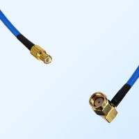 RP SMA Male Right Angle - MCX Male Semi-Flexible Cable Assemblies