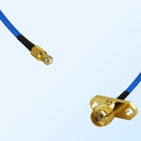 SMA Female 2 Hole - MCX Male Semi-Flexible Cable Assemblies