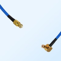SMB Male Right Angle - MCX Male Semi-Flexible Cable Assemblies