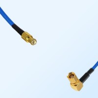 SMC Female Right Angle - MCX Male Semi-Flexible Cable Assemblies