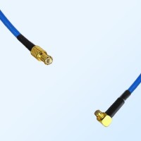 SMP Female Right Angle - MCX Male Semi-Flexible Cable Assemblies