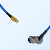 TNC Male Right Angle - MCX Male Semi-Flexible Cable Assemblies