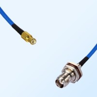 TNC Bulkhead Female with O-Ring - MCX Male Semi-Flexible Cable